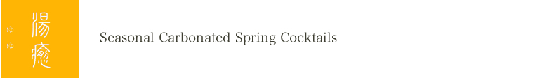*Seasonal Carbonated Spring Cocktails
